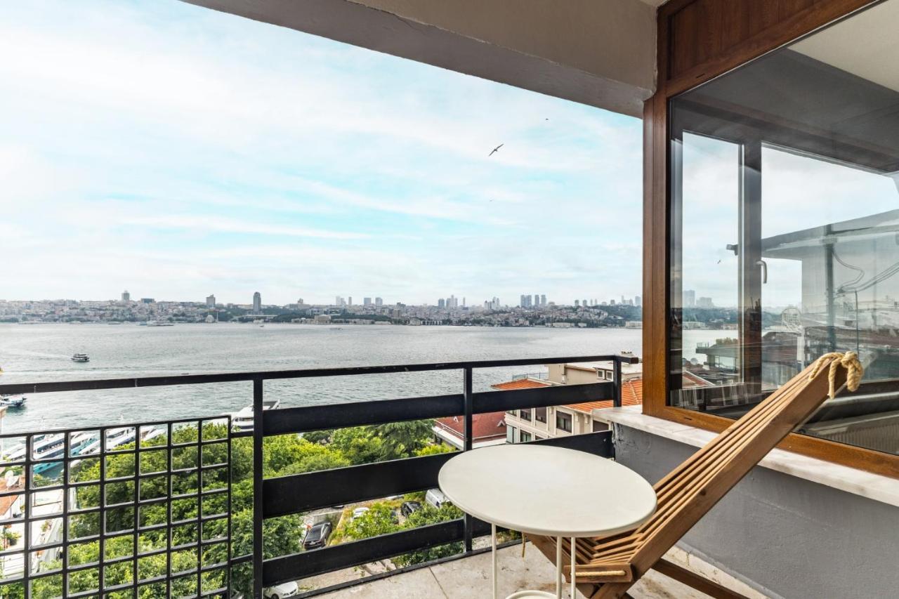 Duplex Flat W Panoramic Bosphorus View And Terrace Apartment Istanbul Bagian luar foto
