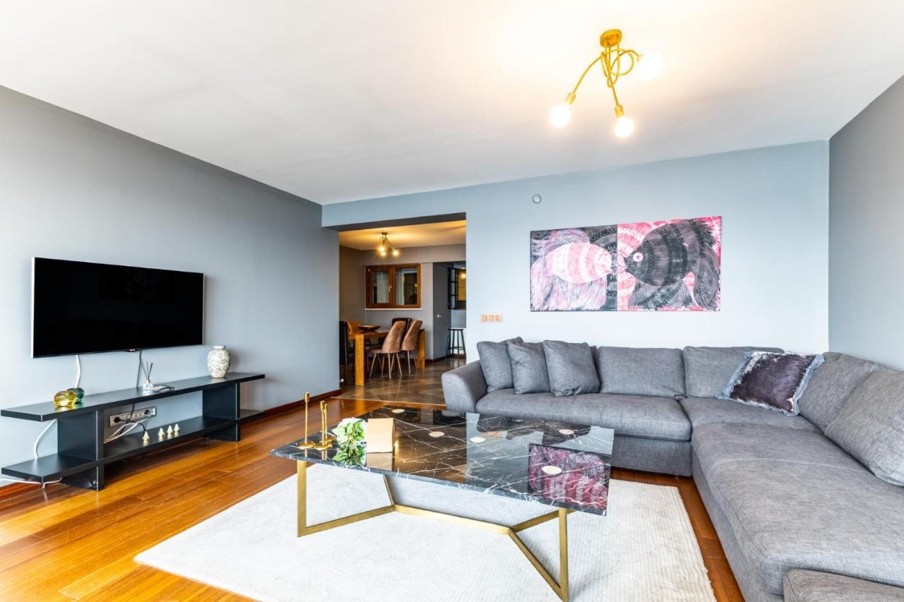 Duplex Flat W Panoramic Bosphorus View And Terrace Apartment Istanbul Bagian luar foto